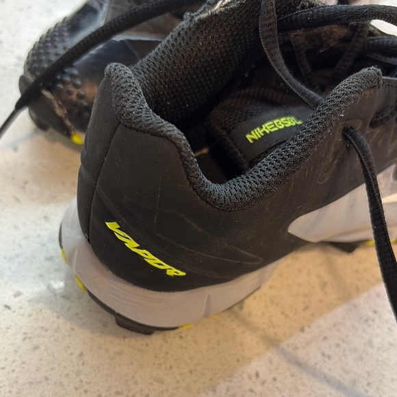 Nike Black and Gray baseball cleats size youth 13C - Picture 5 of 10